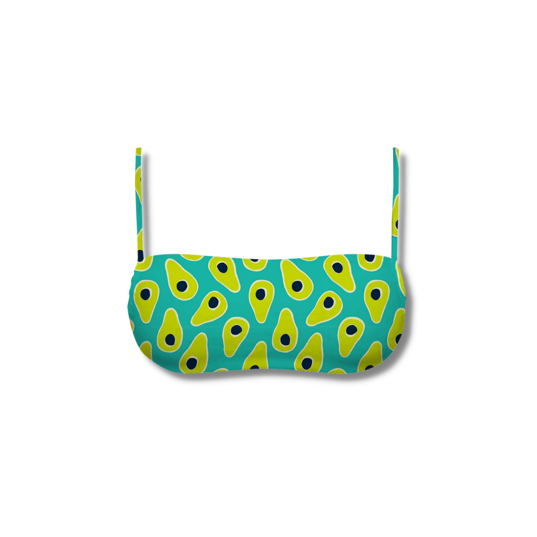 Bubbles Bikini Top - Avocado Mar Salado