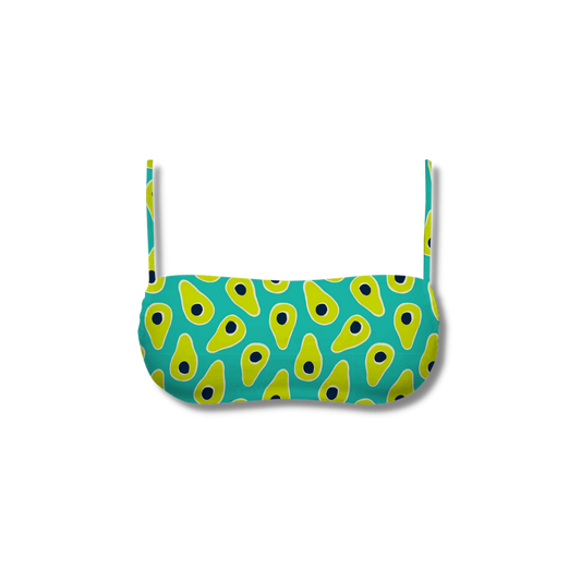 Bubbles Bikini Top - Avocado Mar Salado