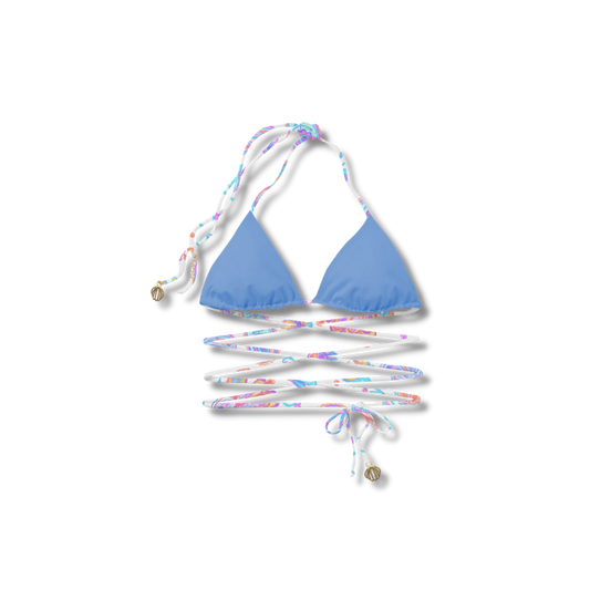 Perla’s Multiuse Bikini Top - Floral Corals