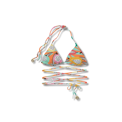 Perla’s Multiuse Bikini Top - Papaya Playa